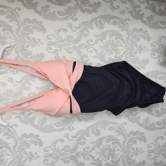 Pink and Black Women's Swimsuit - Picture 6 of 6